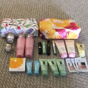 Clinique and Lancôme gift w purchase goodies